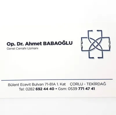 Op. Dr. Ahmet Babaoğlu Genel Cerrahi Kliniği - Görsel 5